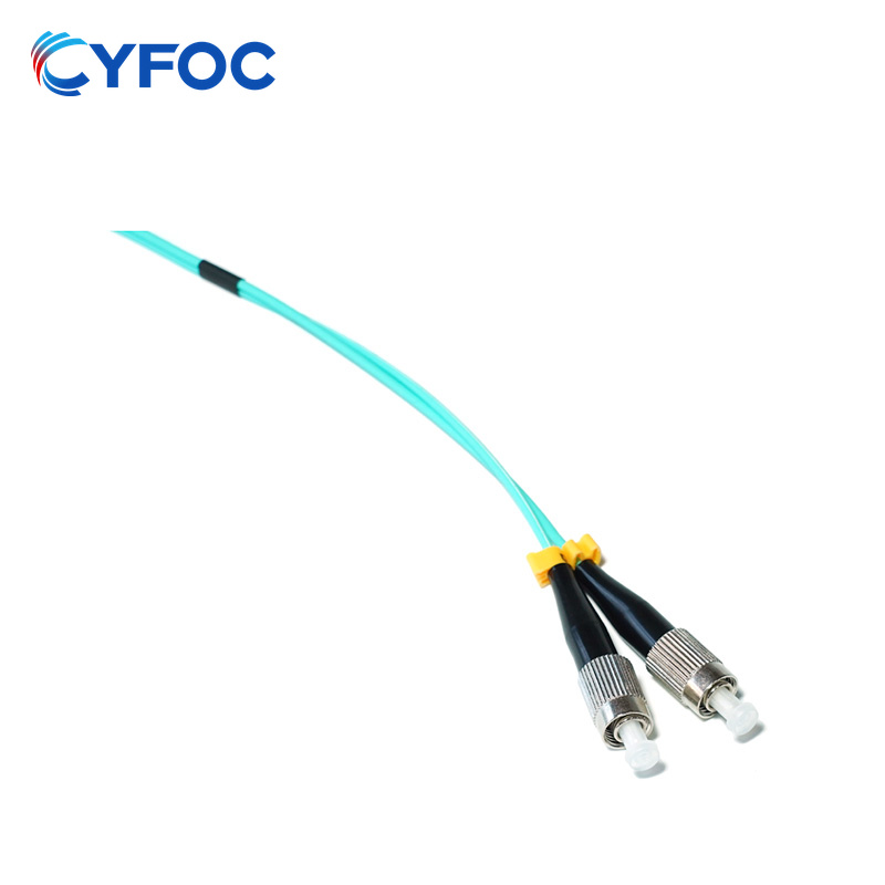 OM3 SC-FC UPC Duplex LSZH 2.0mm Fiber Optic Patch Cord, 3m